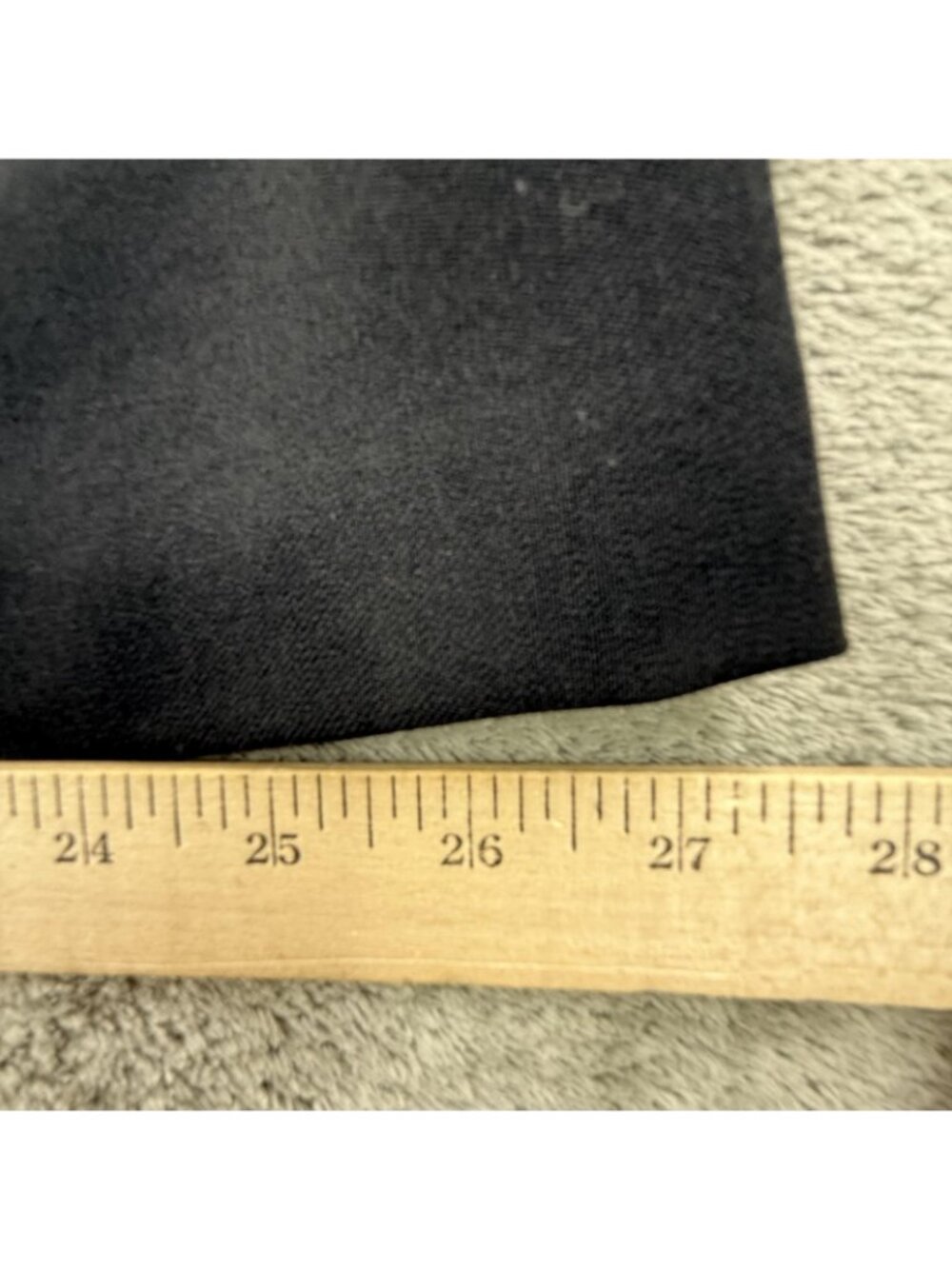 Vintage Talbots Skirt Womens 14P Black Wool A Line Midi Stretch Career Office - Picture 13 of 14